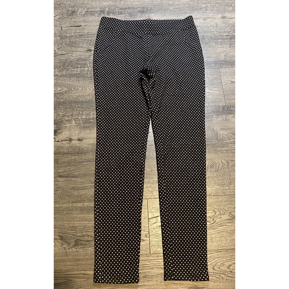 Free People Polka Dot Leggings Women’s Small Petite Black White Knit Thick Warm